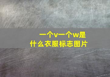 一个v一个w是什么衣服标志图片