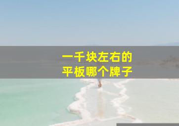 一千块左右的平板哪个牌子