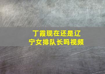 丁霞现在还是辽宁女排队长吗视频