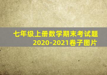 七年级上册数学期末考试题2020-2021卷子图片