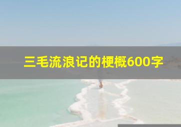 三毛流浪记的梗概600字