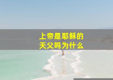 上帝是耶稣的天父吗为什么