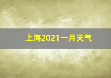 上海2021一月天气