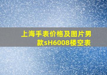 上海手表价格及图片男款sH6008楼空表