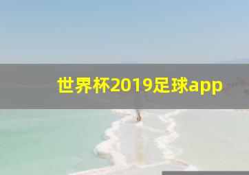 世界杯2019足球app