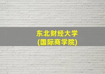 东北财经大学(国际商学院)