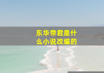 东华帝君是什么小说改编的