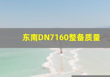 东南DN7160整备质量