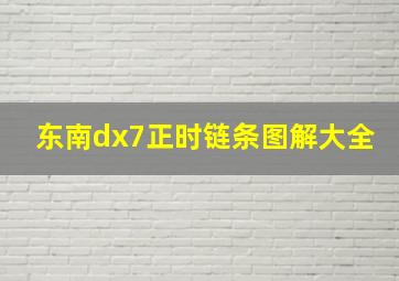 东南dx7正时链条图解大全