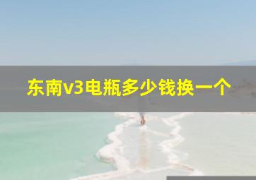 东南v3电瓶多少钱换一个