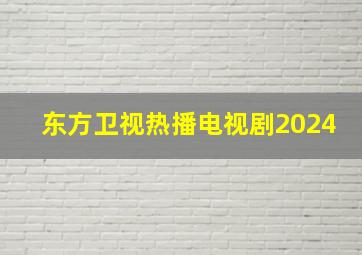 东方卫视热播电视剧2024