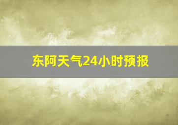 东阿天气24小时预报