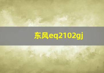 东风eq2102gj