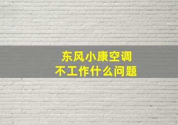 东风小康空调不工作什么问题