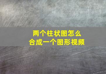 两个柱状图怎么合成一个图形视频