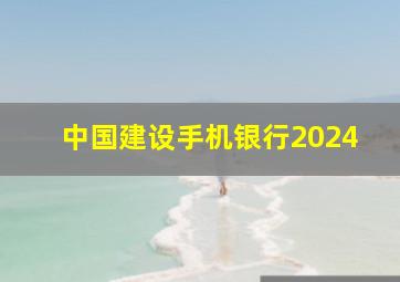 中国建设手机银行2024