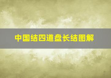 中国结四道盘长结图解