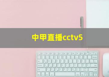 中甲直播cctv5