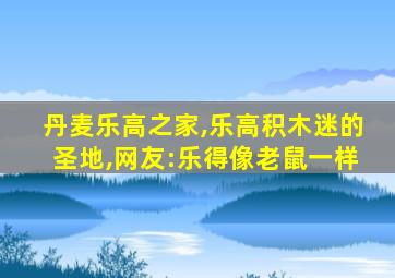 丹麦乐高之家,乐高积木迷的圣地,网友:乐得像老鼠一样