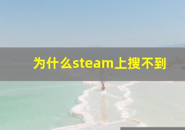 为什么steam上搜不到