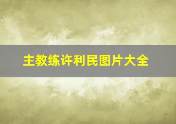 主教练许利民图片大全