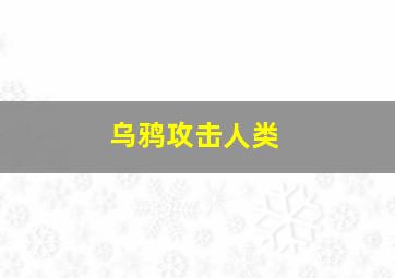 乌鸦攻击人类