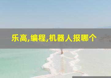 乐高,编程,机器人报哪个