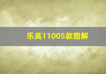 乐高11005款图解