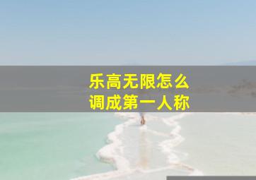 乐高无限怎么调成第一人称