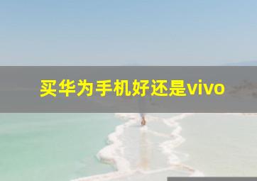 买华为手机好还是vivo