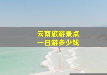 云南旅游景点一日游多少钱