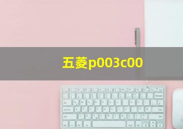 五菱p003c00