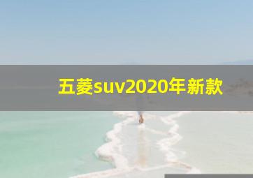 五菱suv2020年新款