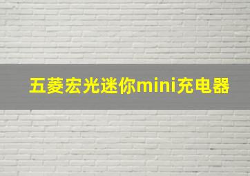 五菱宏光迷你mini充电器