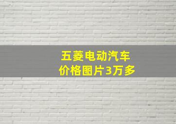 五菱电动汽车价格图片3万多