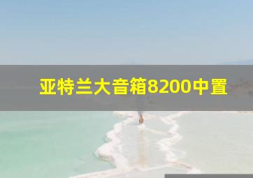 亚特兰大音箱8200中置