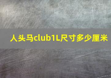 人头马club1L尺寸多少厘米