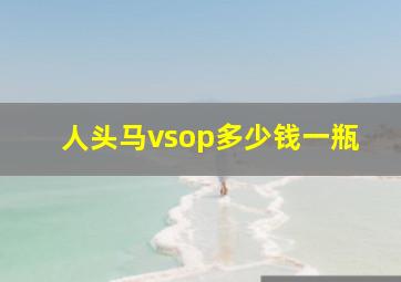 人头马vsop多少钱一瓶