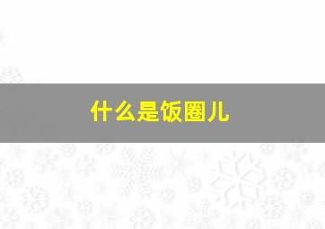 什么是饭圈儿