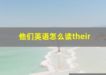 他们英语怎么读their