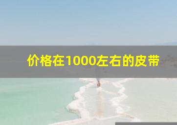 价格在1000左右的皮带