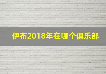 伊布2018年在哪个俱乐部