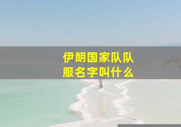 伊朗国家队队服名字叫什么