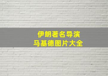 伊朗著名导演马基德图片大全