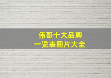 伟哥十大品牌一览表图片大全