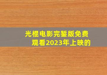 光棍电影完錾版免费观看2023年上映的