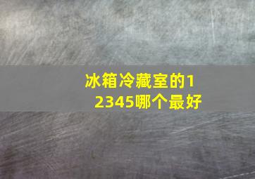 冰箱冷藏室的12345哪个最好