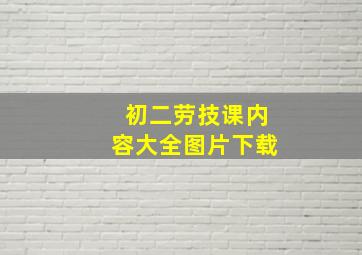 初二劳技课内容大全图片下载