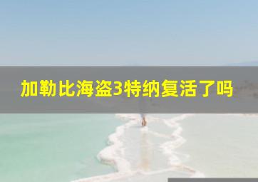 加勒比海盗3特纳复活了吗