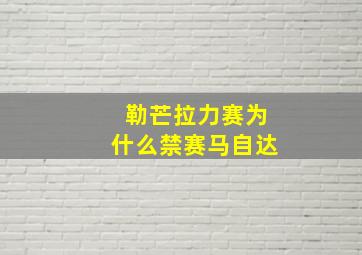 勒芒拉力赛为什么禁赛马自达